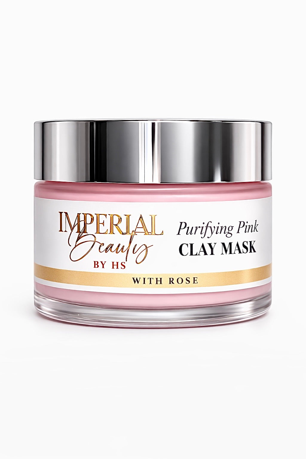 Rose purifying pink clay mask