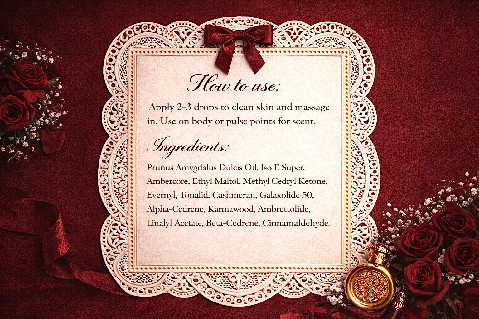 Luxury Rouge Al-Mir'ah Body Fragrance Oil